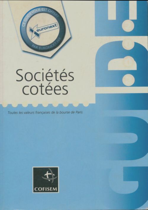 Livrenpoche : Guide sociétés cotées - Collectif - Livre