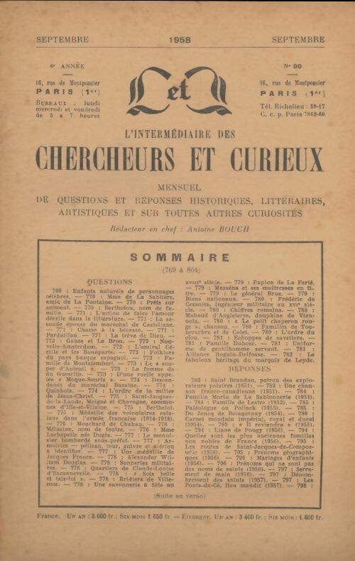 Livrenpoche : L'intermédiaire des chercheurs et curieux n°90 - Collectif - Livre