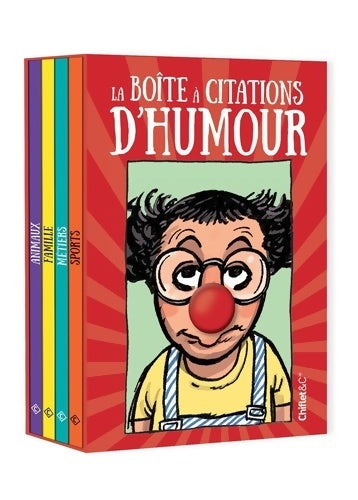Livrenpoche : Coffret la boîte à citations d'humour - Collectif - Livre