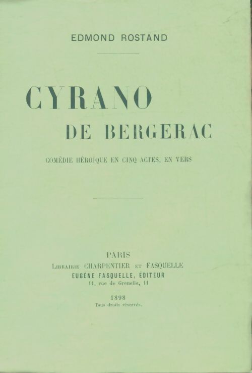 Livrenpoche : Cyrano de Bergerac - Edmond Rostand - Livre