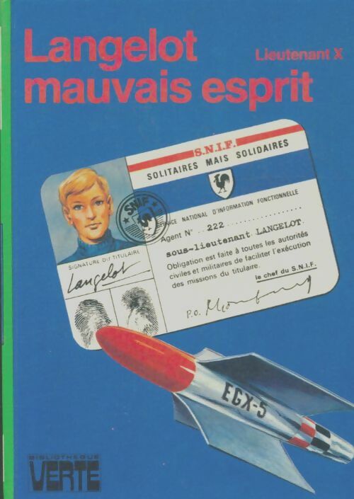 Livrenpoche : Langelot mauvais esprit - Lieutenant X - Livre