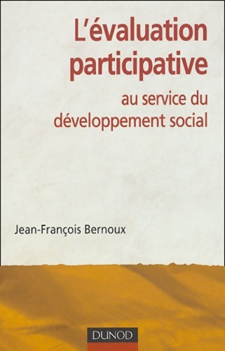 Livrenpoche : L'évaluation participative au service du développement social - Collectif - Livre