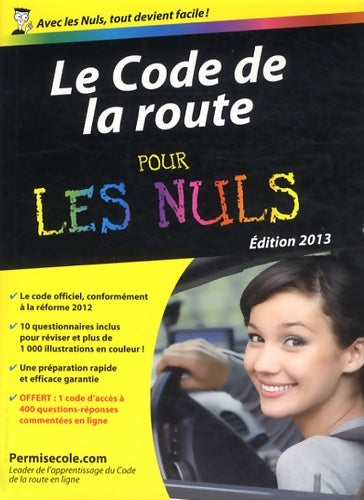 Livrenpoche : Code de la route 2013 Poche Pour les Nuls - Permisecole. Com - Livre