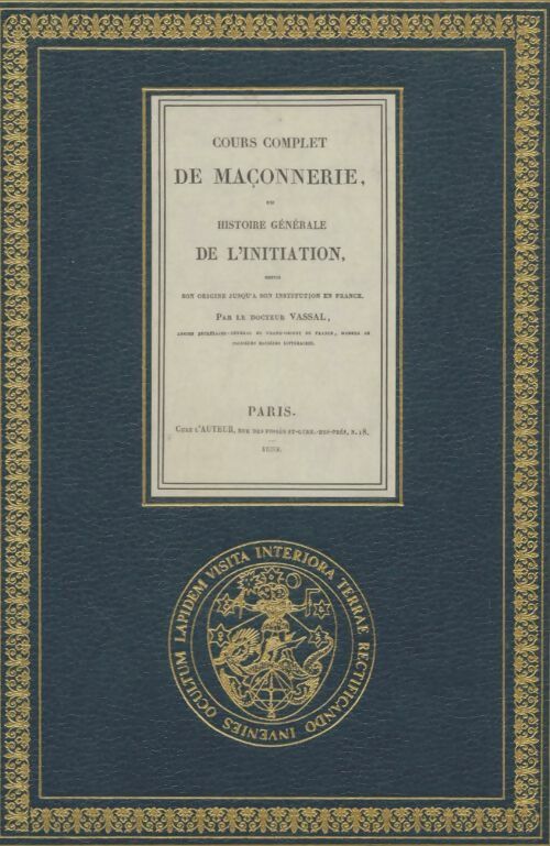 Livrenpoche : Cours complet de maçonnerie - Pierre-Gérard Vassal - Livre