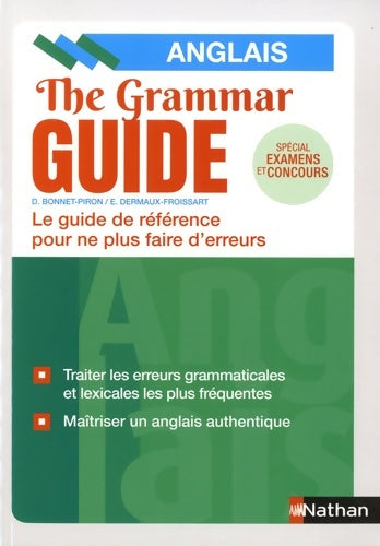 Livrenpoche : The Grammar Guide - Daniel Bonnet-Piron - Livre