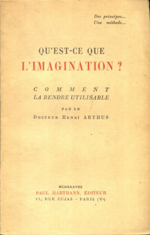 Livrenpoche : Qu'est-ce que l'imagination ? - Henri Arthus - Livre