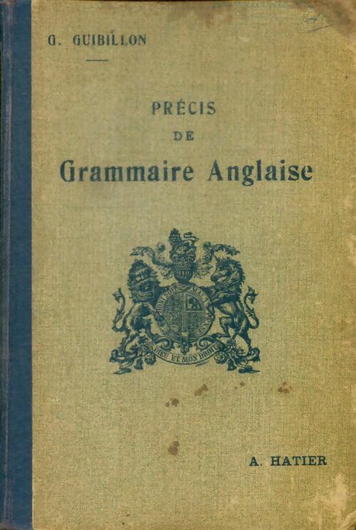 Livrenpoche : Précis de grammaire anglaise - G. Guibillon - Livre