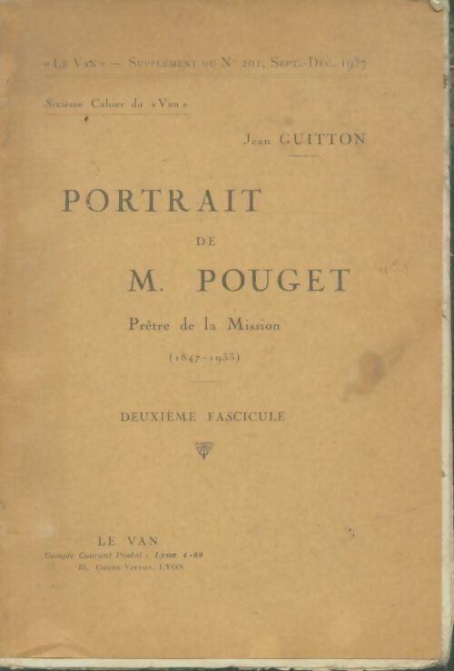 Livrenpoche : Portrait de M. Pouget Tome II - Jean Guitton - Livre
