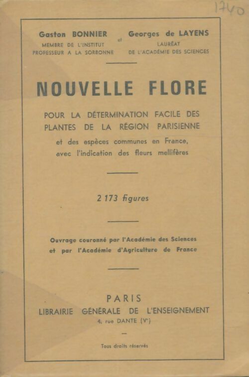 Livrenpoche : Nouvelle flore - Gaston Bonnier - Livre
