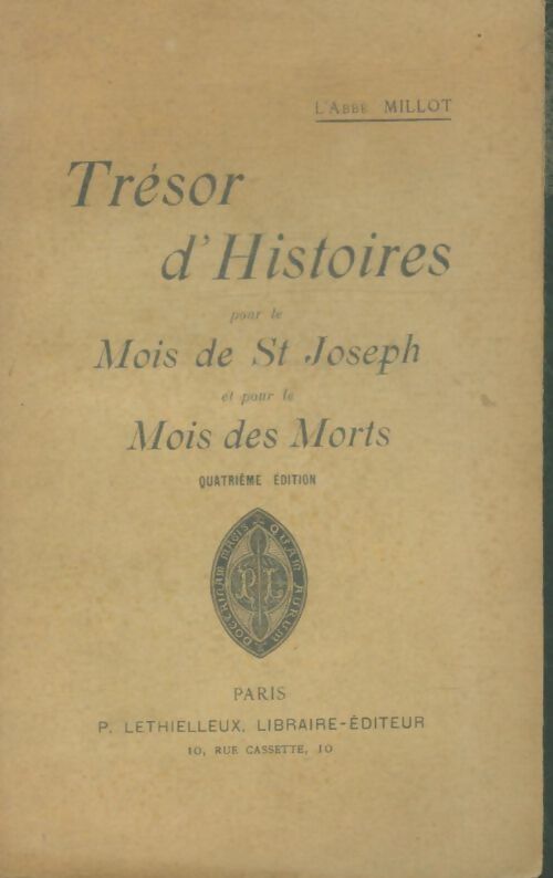 Livrenpoche : Trésor d'histoire pour le mois de St Joseph et pour le mois des morts - Abbé Millot - Livre