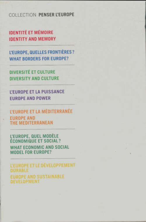 Livrenpoche : Coffret U.E. 2008 - Collectif - Livre