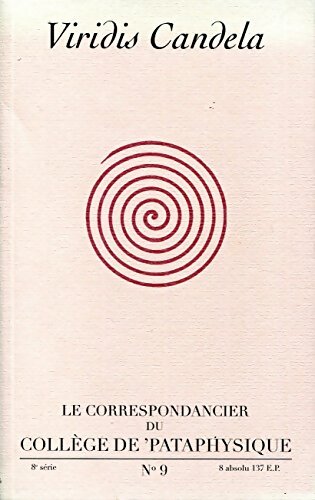 Livrenpoche : Viridis candela n°9 : Travaux des instituts - Collectif - Livre