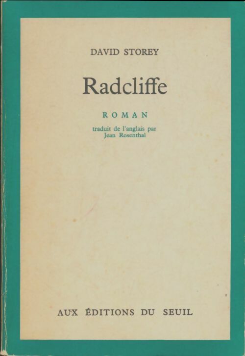 Livrenpoche : Radcliffe - David Storey - Livre