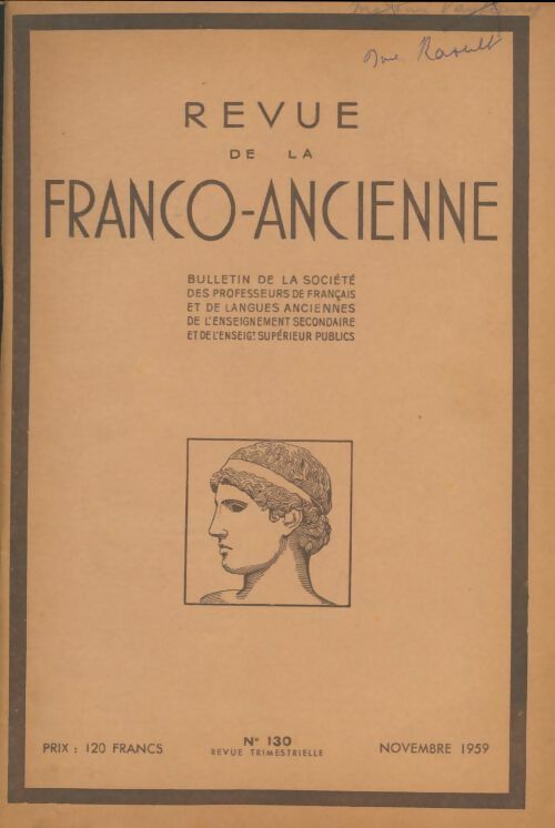 Livrenpoche : Revue de la franco-ancienne n°130 - Collectif - Livre
