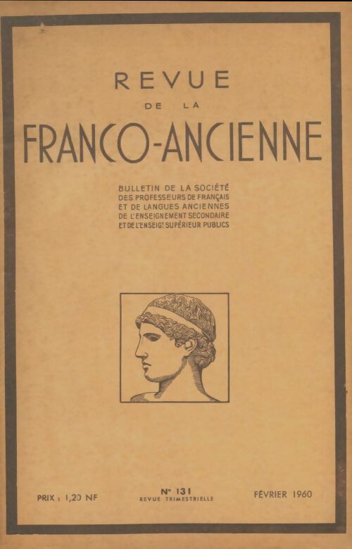 Revue de la franco-ancienne n°131 - Collectif -  Revue de la franco-ancienne - Livre