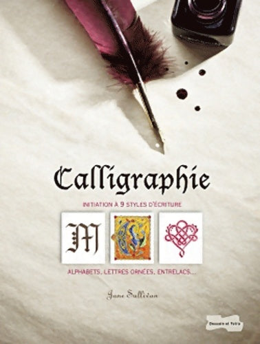 Livrenpoche : Calligraphie : Initiation à 9 styes d'écritures alphabets lettres ornées entrelacs... - Jane Sullivan - Livre