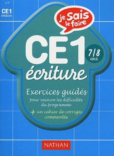 Livrenpoche : Je sais le faire : Écriture CE1 - Collectif - Livre