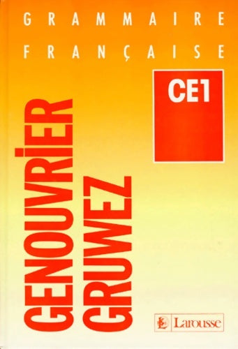 Livrenpoche : Genouvrier Gruwez CE1 élève - Emile Genouvrier - Livre