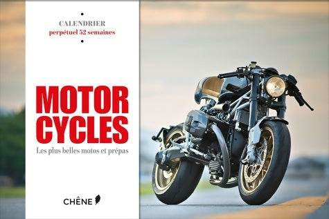 Livrenpoche : Calendrier 52 semaines - Motorcycles - Collectif - Livre