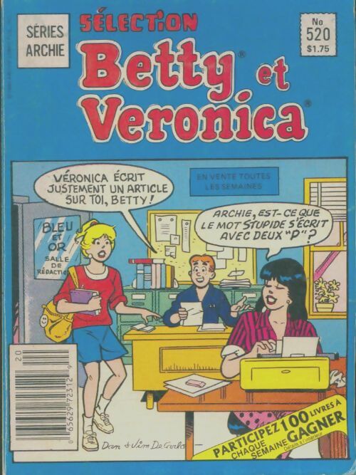 Livrenpoche : Sélection Betty et Veronica n°520 - Collectif - Livre