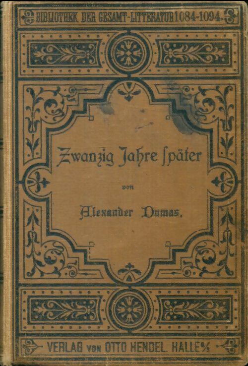Livrenpoche : Zwanzig jahre fpäter - Alexandre Dumas - Livre