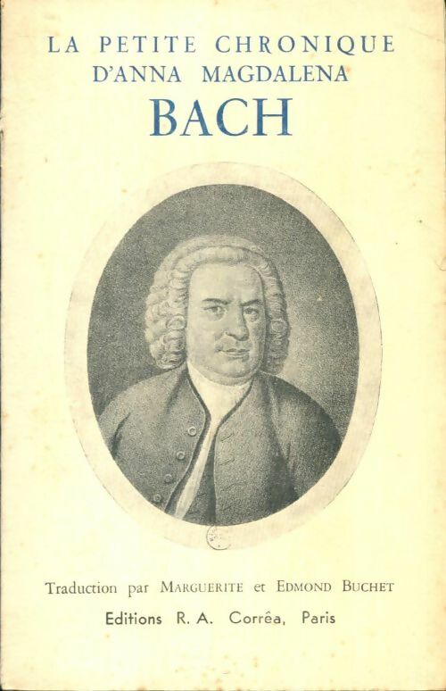Livrenpoche : La petite chronique d'Anna Magdalena Bach - Anna Magdanela Bach - Livre