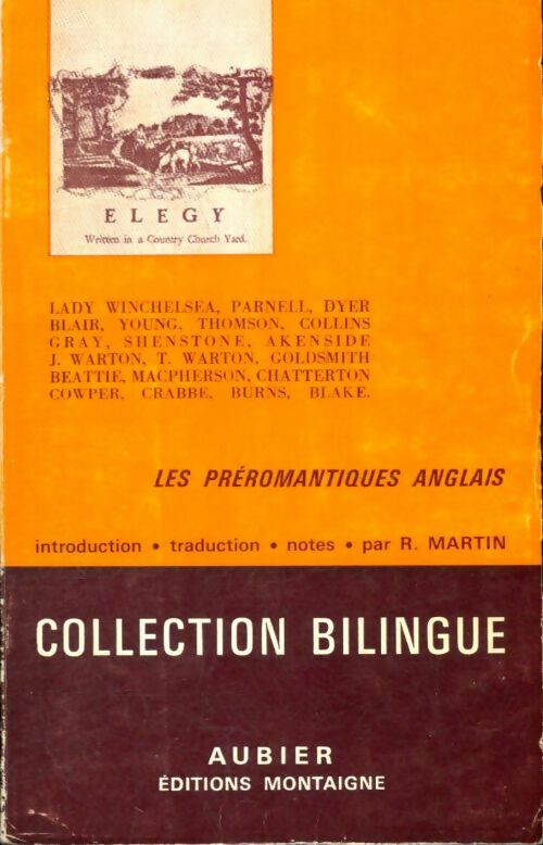 Livrenpoche : Les préromantiques anglais - R. Martin - Livre