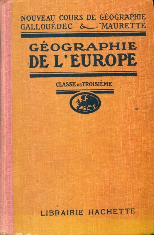 Livrenpoche : Géographie de l'Europe classe de troisième - F. L.; Maurette - Livre