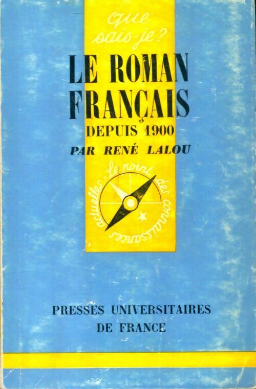 Livrenpoche : Le roman français depuis 1900 - René Lalou - Livre
