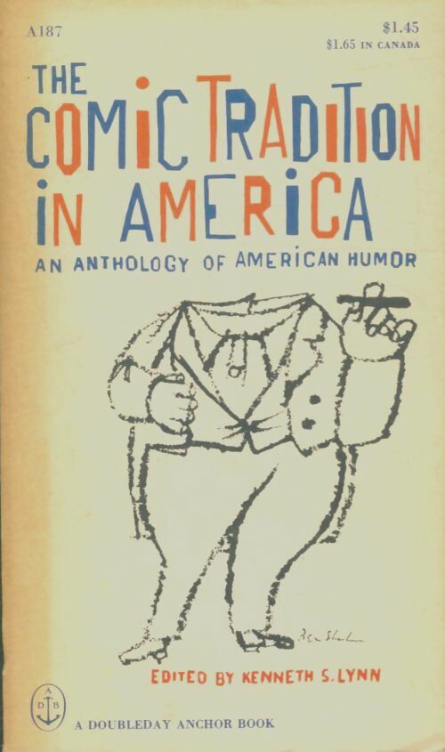 Livrenpoche : The comic tradition in America - Kenneth S Lynn - Livre