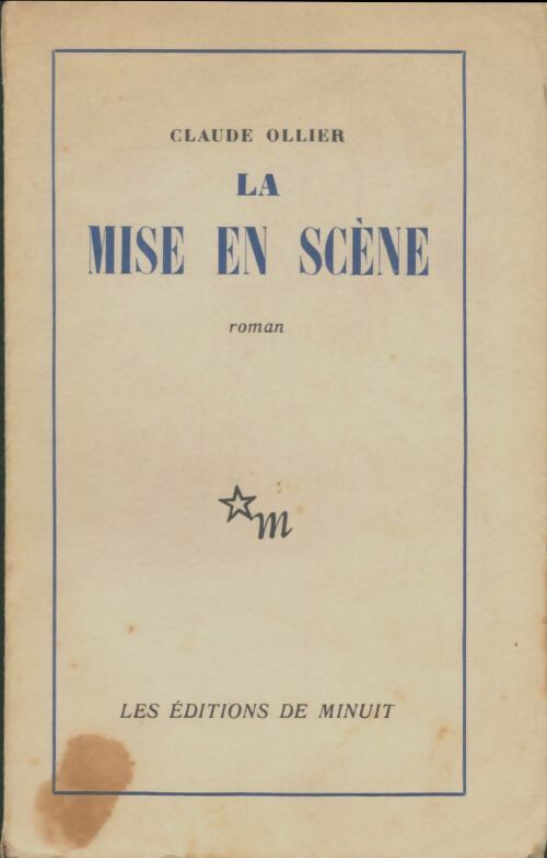 Livrenpoche : La mise en scène - Claude Ollier - Livre