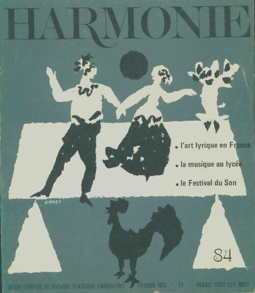 Livrenpoche : Harmonie n°84 : L'art lyrique en France / La musique au lycée / Le festival du son - Collectif - Livre