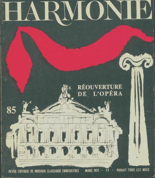 Livrenpoche : Harmonie n°85 : Réouverture de l'opéra - Collectif - Livre