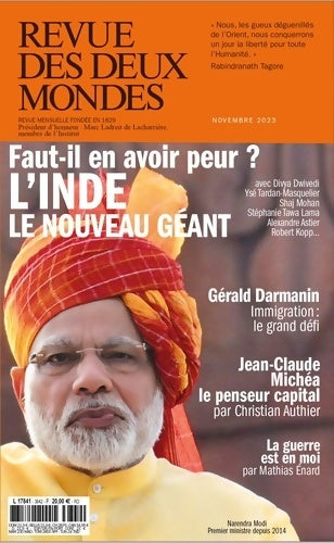 Livrenpoche : Revue des Deux Mondes Novembre 2023 - L'Inde - Collectif - Livre