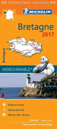 Livrenpoche : CARTE régionale 512 Bretagne 2017 - Michelin - Livre