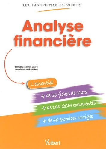 Livrenpoche : Analyse financière - Emmanuelle Plot-Vicard - Livre