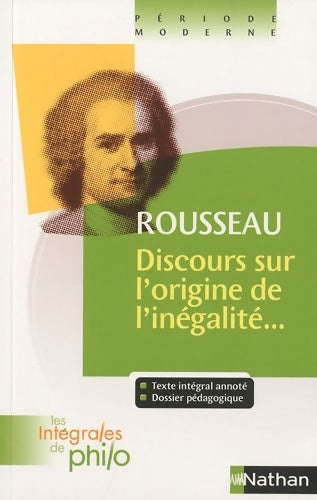 Livrenpoche : ROUSSEAU Discours sur l'origine et les fondements de l'inégalité parmi les hommes - Jean-Jacques Braunstein - Livre