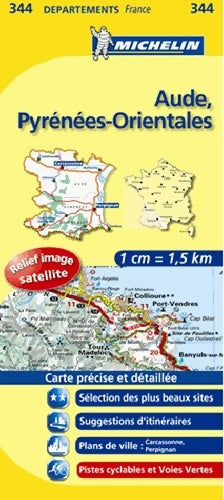 Livrenpoche : Carte DPARTEMENTS Aude Pyrnes-Orientales - Collectif - Livre