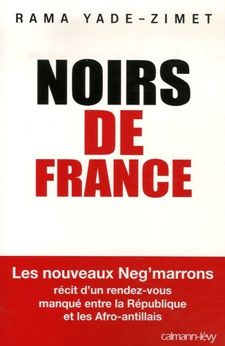 Livrenpoche : Noirs de France - Rama Yade-Zimet - Livre