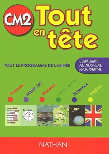 Livrenpoche : Tout en tête CM2 - Toussaint - Livre