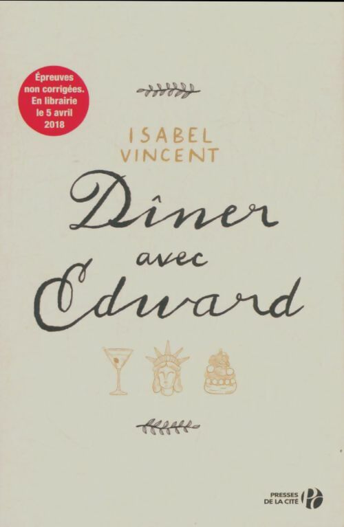Livrenpoche : Dîner avec Edward - Isabel Vincent - Livre