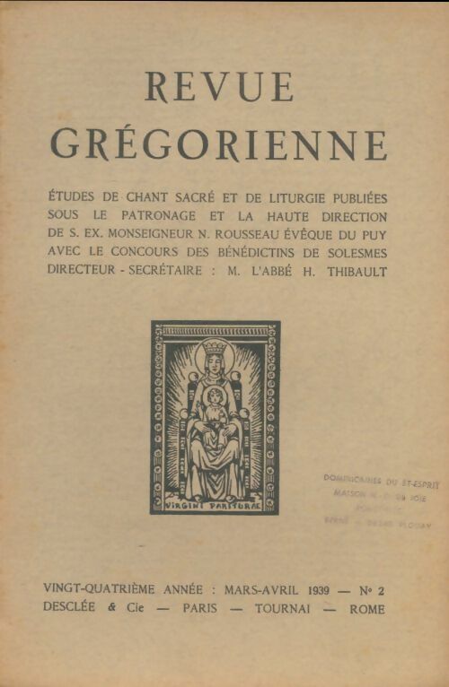 Livrenpoche : Revue grégorienne n°2 - Collectif - Livre