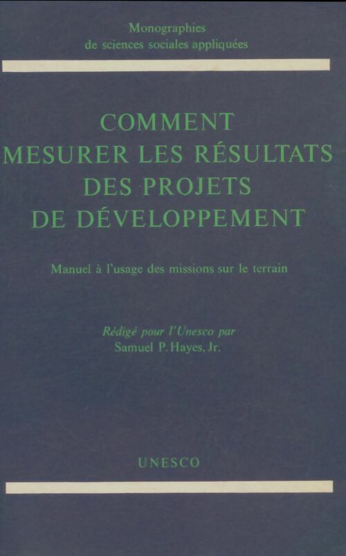 Livrenpoche : Comment mesurer les résultats des projets de développement - Collectif - Livre