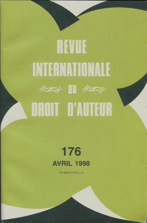 Livrenpoche : Revue internationale du droit d'auteur n°176 - Collectif - Livre