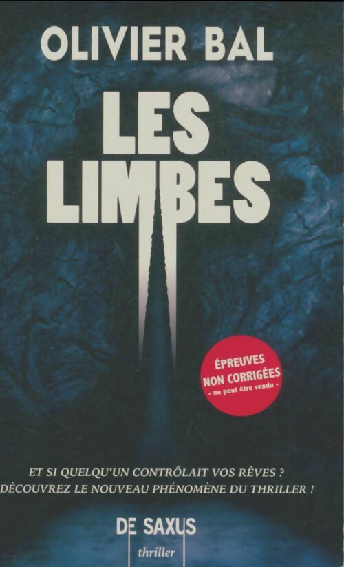 Livrenpoche : Les limbes - Olivier Bal - Livre