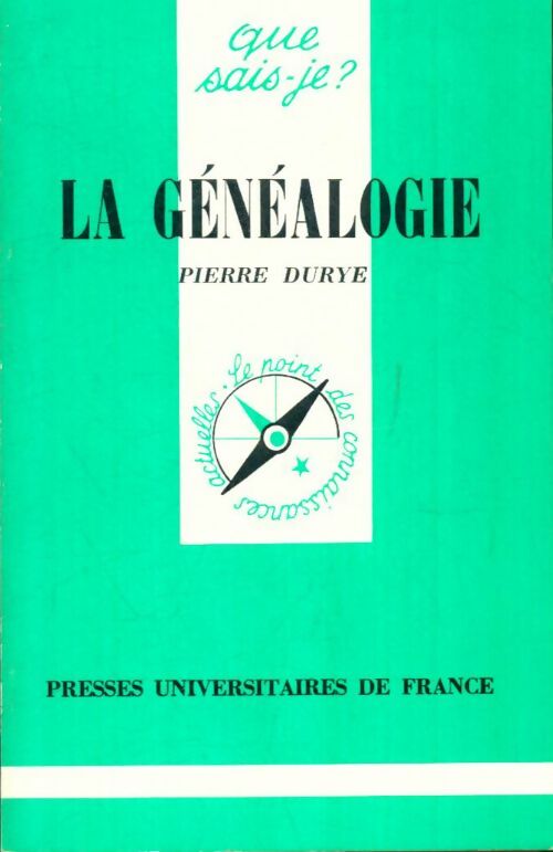 Livrenpoche : La généalogie - Pierre Durye - Livre