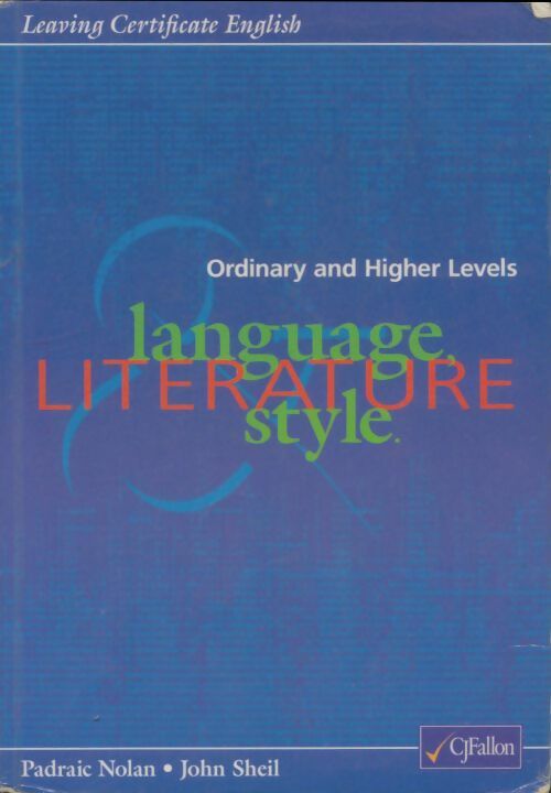 Livrenpoche : Language, literature & style - Padraic Nolan - Livre
