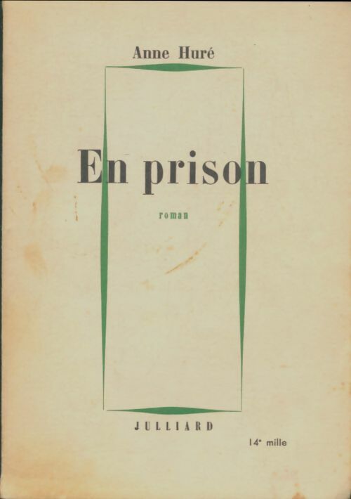 Livrenpoche : En prison - Anne Huré - Livre