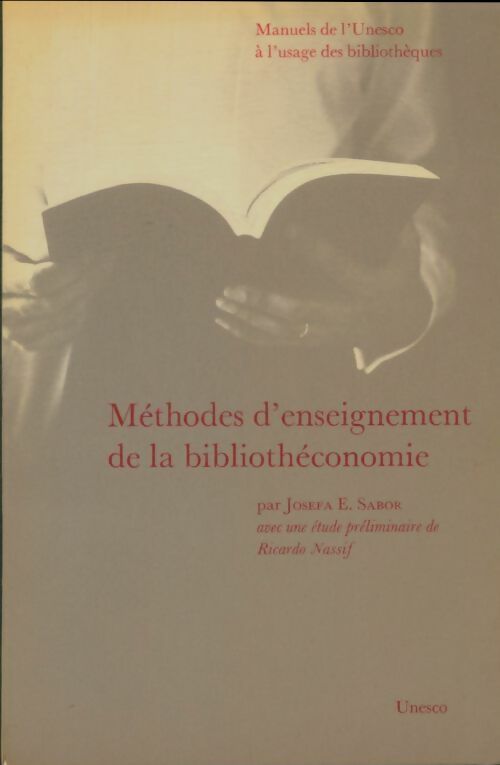 Livrenpoche : Méthodes d'enseignement de la bibliothéconomie - Josefa E Sabor - Livre