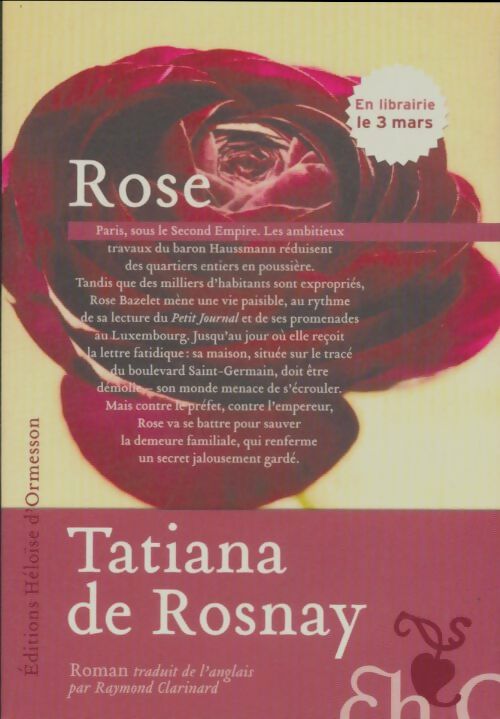 Livrenpoche : Rose - Tatiana De Rosnay - Livre